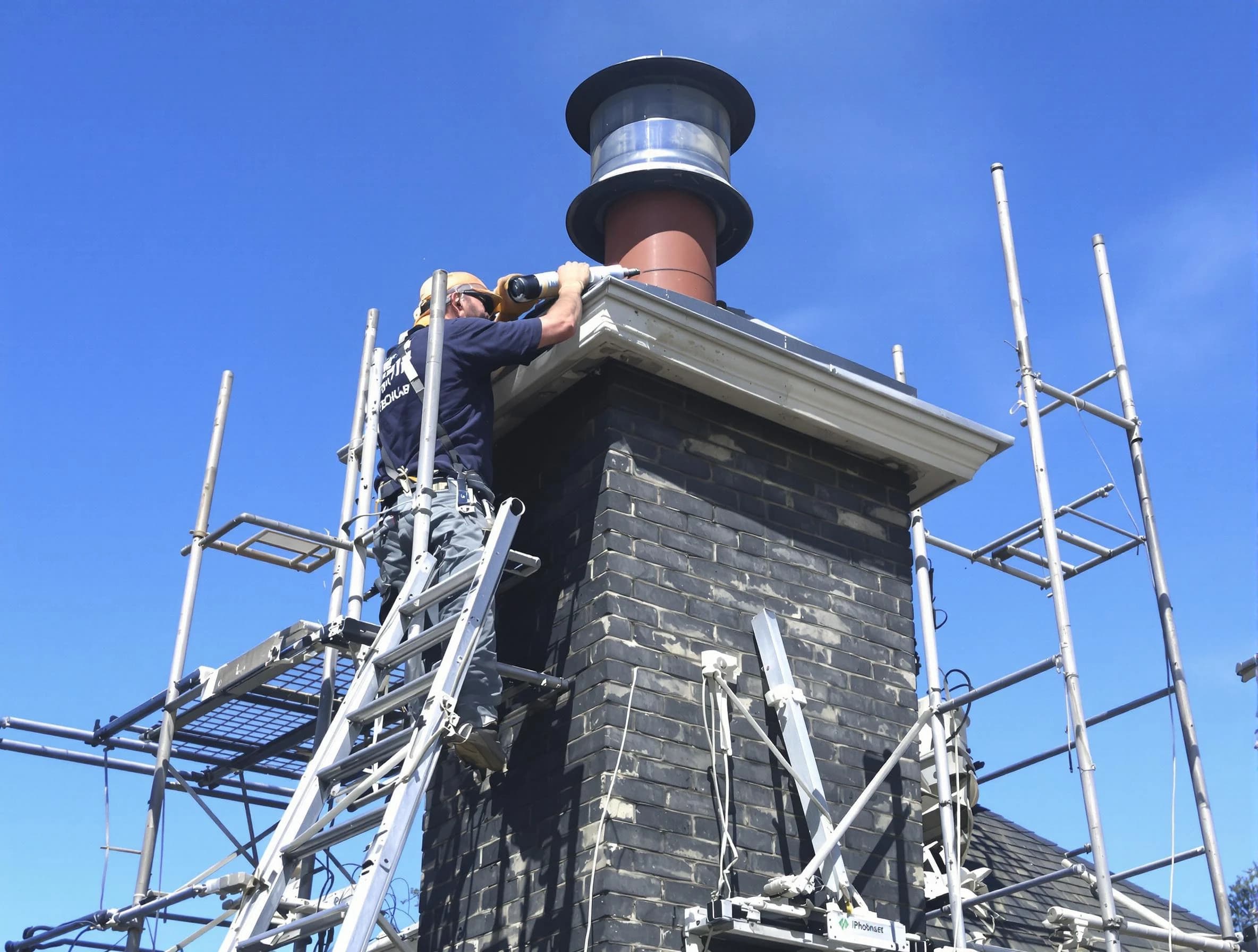 Sturdy chimney crown finished by Quincy Chimney Sweep in Quincy, MA