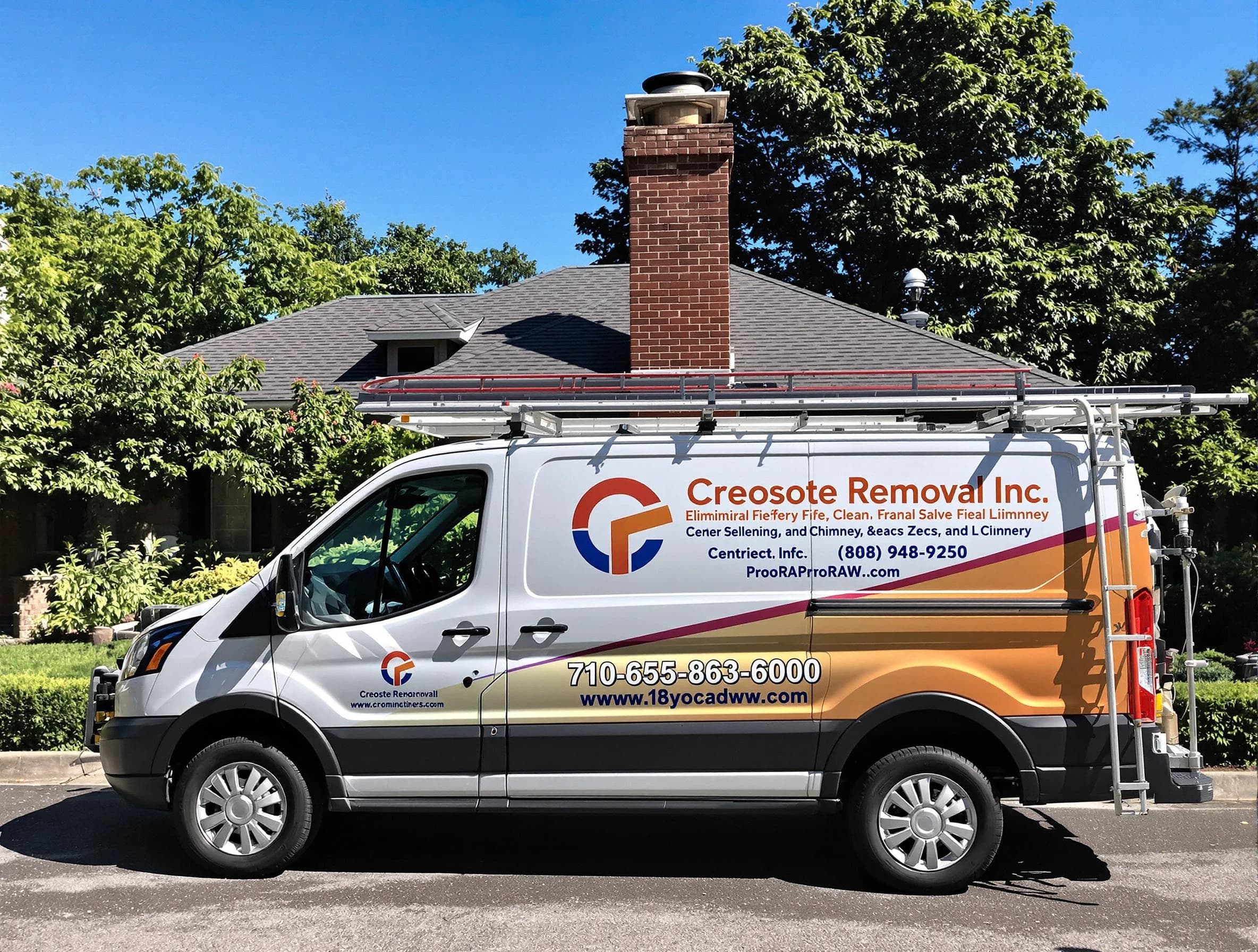 Quincy Chimney Sweep technician removing creosote safely in Quincy, MA