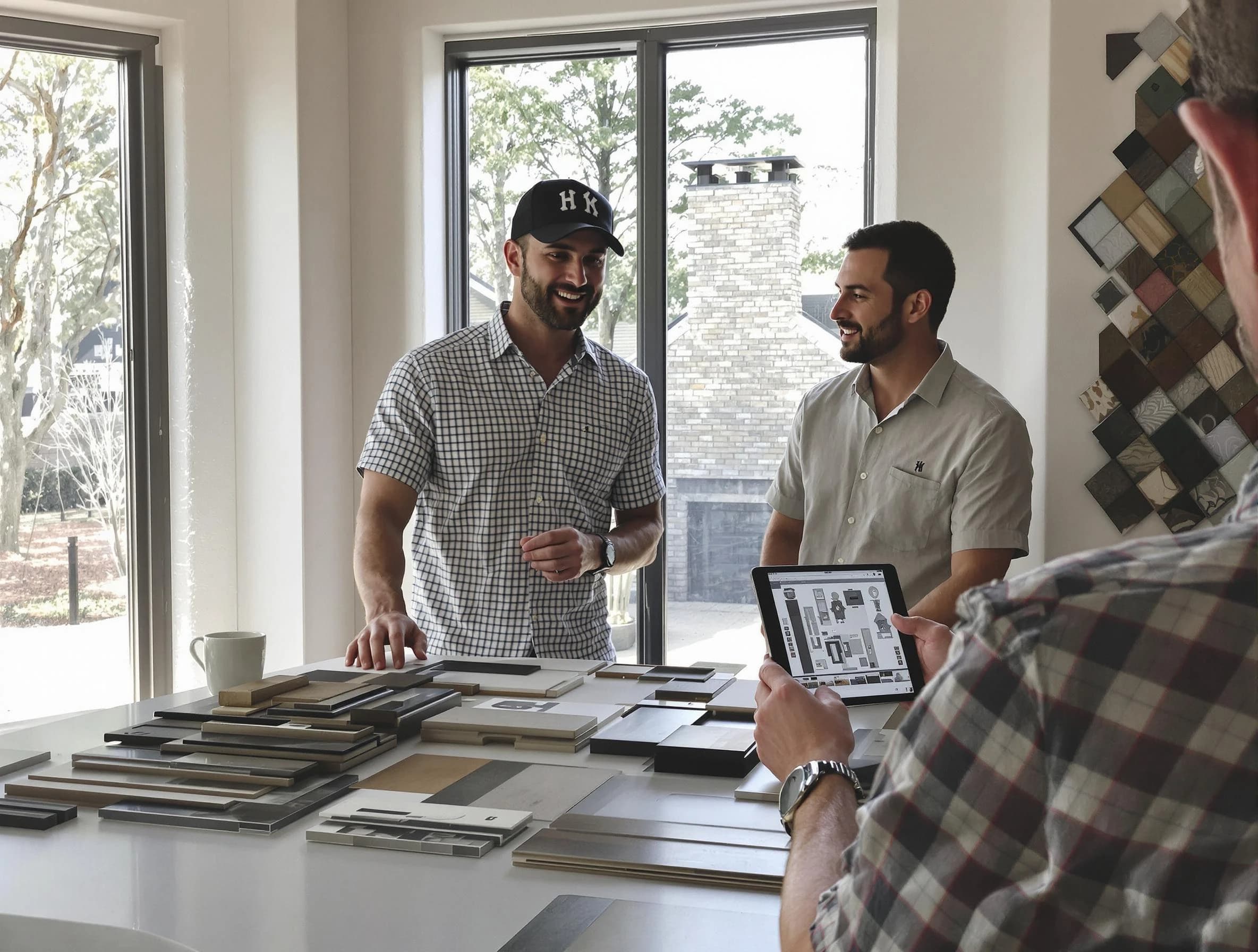 Quincy Chimney Sweep remodeling a chimney and fireplace in Quincy, MA