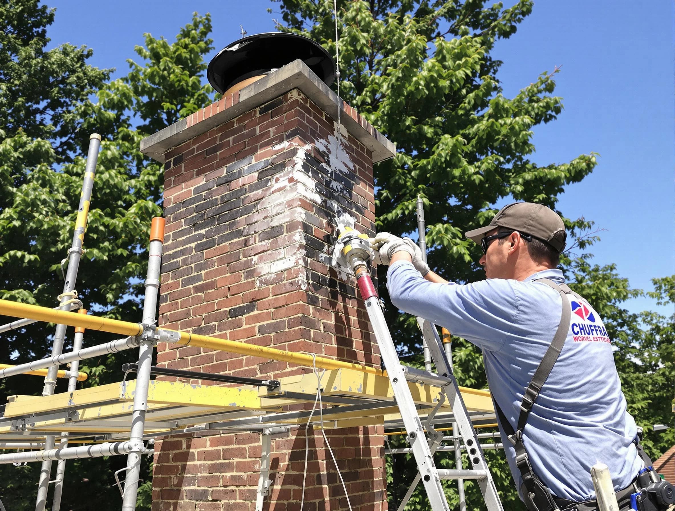 Structural chimney repair by Quincy Chimney Sweep in Quincy, MA
