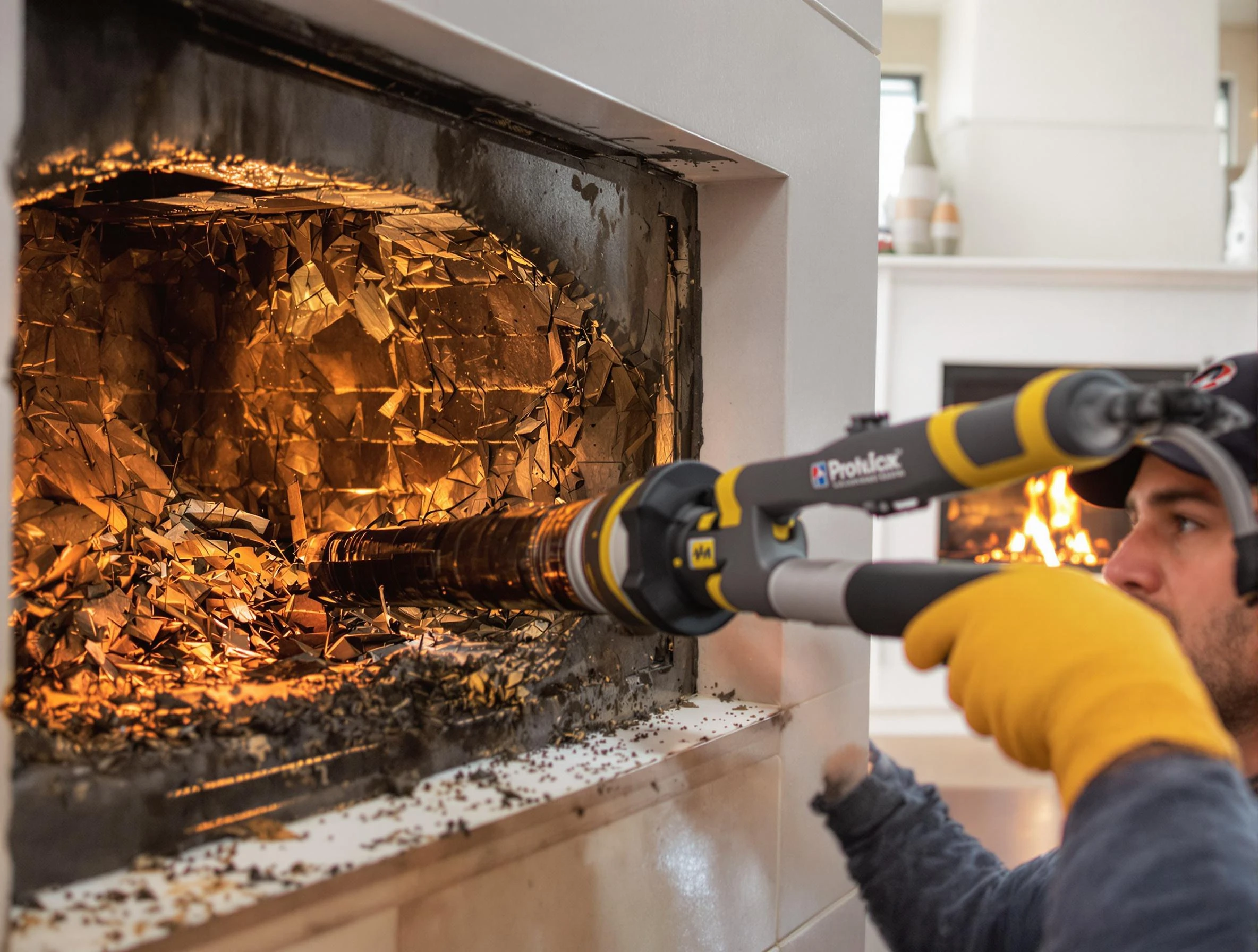 Professional chimney cleaning by Quincy Chimney Sweep in Quincy, MA